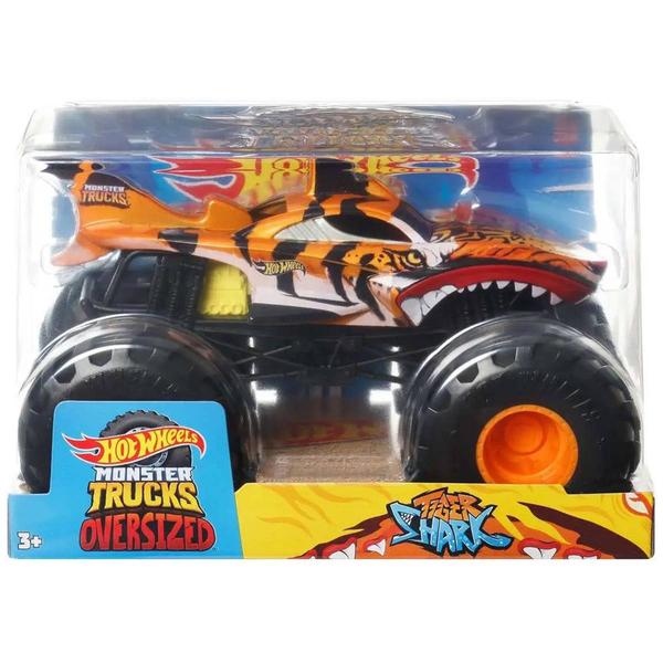 Hot Wheels(R) Oversized Tiger Shark Monster Truck - image 