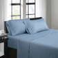 Bibb Home 1500 Count Damask Stripe 4pc. Sheet Set - image 1