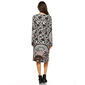 Womens White Mark Naarah Embroidered Sweater Dress - image 2