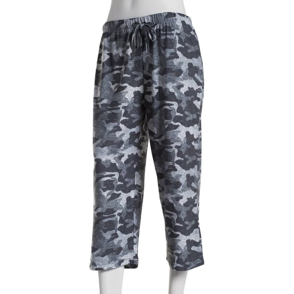 Womens Jaclyn Camo Capris Pajama Pants