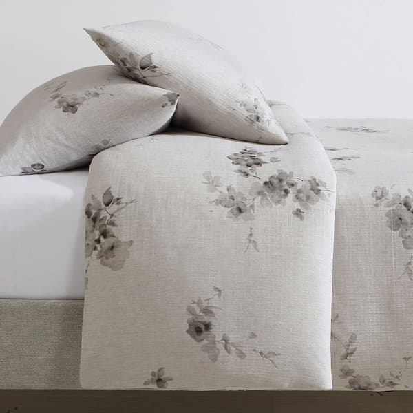 Calvin Klein Aquarelle Floral Cotton 3pc. Duvet Cover Set