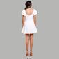 Juniors Trixxi Woven Twist Front Key Hole Puff Sleeve Sun Dress - image 2