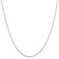Unisex Gold Classics&#8482; .8mm. Diamond Cut 14in. Necklace w/Lobster - image 2