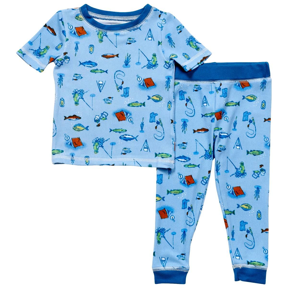 Toddler Boy Sleep On It® Fishing Tight Fit Pajama Set