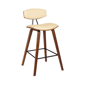 Armen Living Fox 25.5in. Faux Leather Modern Counter Barstool - image 1