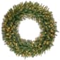 National Tree 48in. Norwood Fir Pre-Lit LED Wreath - image 1