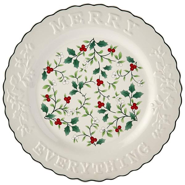 Pfaltzgraff Winterberry 12in. Merry Everything Sharing Plate - image 