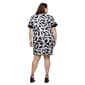 Plus Size 24/7 Comfort Apparel Black & White T-Shirt Dress - image 3
