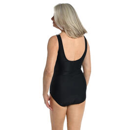 Womens Maxine Animal Off The Shoulder Maillot One Piece Swimsuit