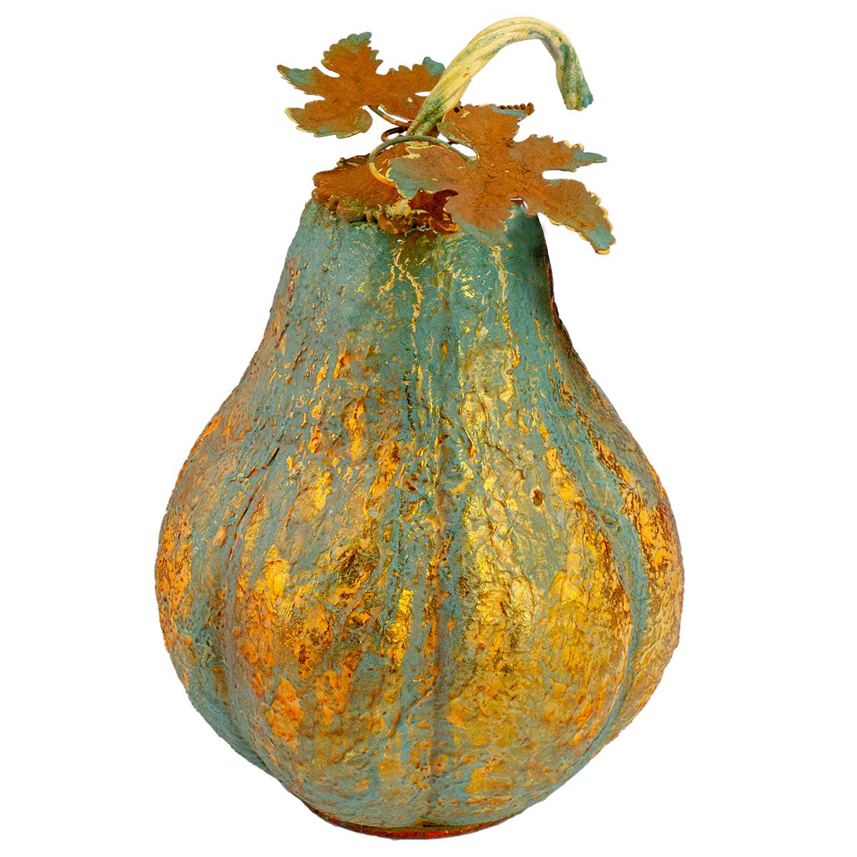 Northlight Seasonal 14in. Elongated Autumn Pumpkin Tabletop...