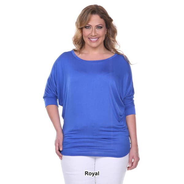 Plus Size White Mark Tunic