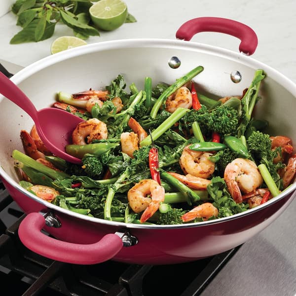 Rachael Ray Create Delicious Aluminum 14.25in. Nonstick Wok