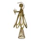 Kurt Adler 12in. Gold Glitter Metal Angel Treetop - image 3