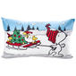 Peanuts(tm) Happy Holidays Skating Decorative Pillow - 12x20 - image 1