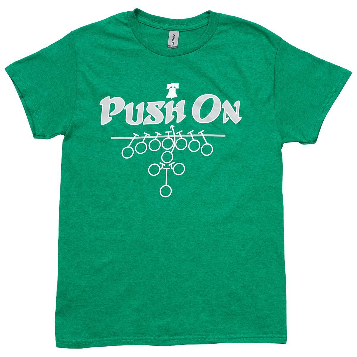 Mens Tailgate Philadelphia Push on Short Sleeve Tee