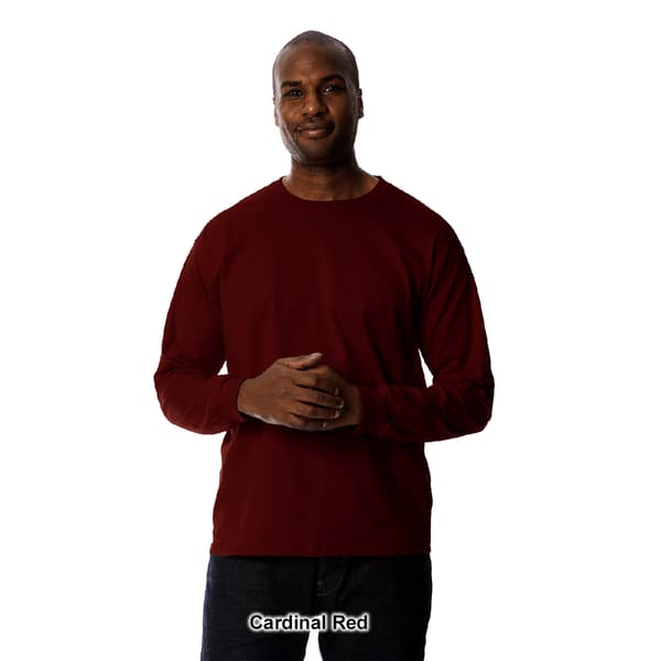 Mens Gildan® Classic Long Sleeve Ultra Cotton Crew Neck Tee - Boscov's