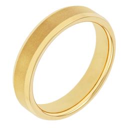 Mens Endless Affection™ Gold-Tone Tungsten Wedding Band