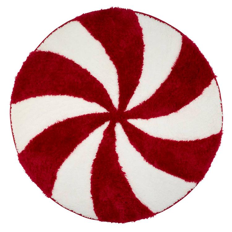 Avanti Peppermint Candy Bath Rug