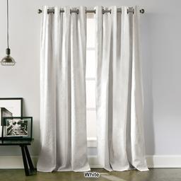 DKNY Chrysanthemum Microsculpted Lined Grommet Curtain Panel