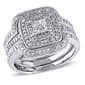 Loveblooms(tm) 3/8ctw. Diamonds Bridal 3 Ring Set - image 1