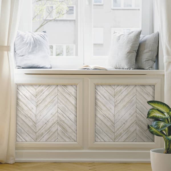 RoomMates® Herringbone Wood Boards Peel & Stick Wallpaper