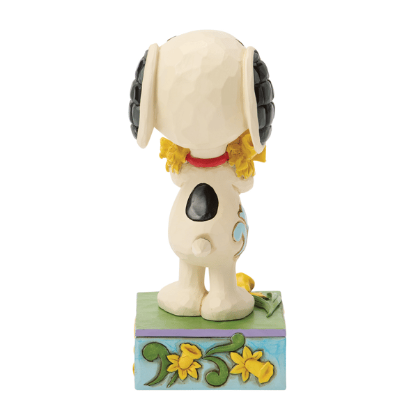 Jim Shore Peanuts Snoopy with Daffodils Figurine
