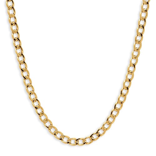 Gold Classics™ Polished 10kt. Curb Chain 20in. Necklace