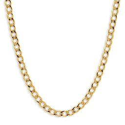 Gold Classics(tm) Polished 10kt. Curb Chain 20in. Necklace