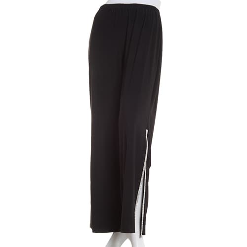 Womens MSK Rhinestone Embellishd Split Leg Pants