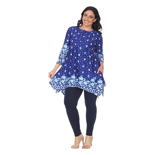 Plus Size White Mark Vilana Tunic