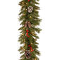 National Tree Frosted Berry & Pine Cones Lighted Garland - image 1