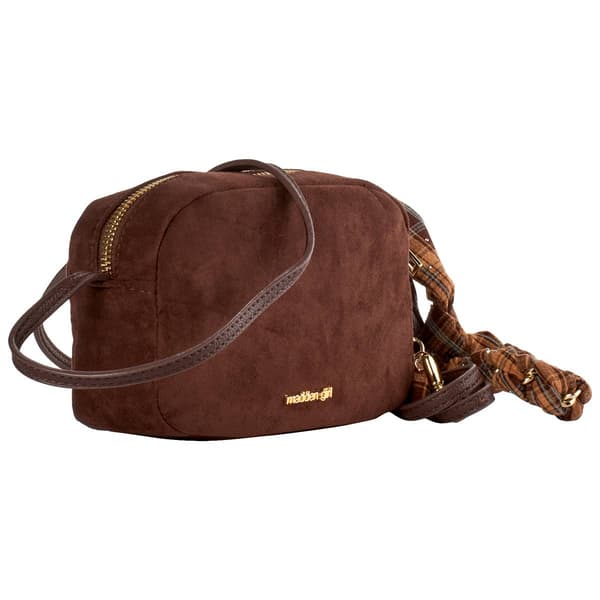 Madden Girl Suede Camera Crossbody