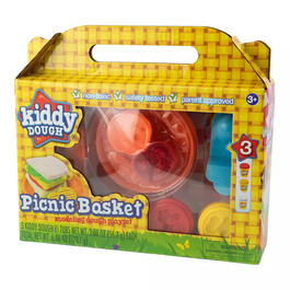 Kiddy Dough Picnic Basket Modeling Dough Playset