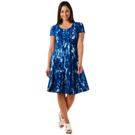 Plus Size Sami & Jo Elbow Sleeve Jaquard Seamed Dress