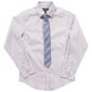 Boys &#40;8-20&#41; Van Heusen Solid Shirt & Tie Set - Lavender - image 1