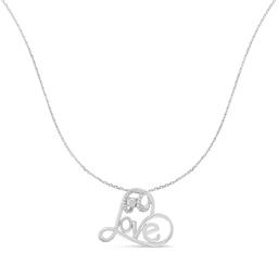 Diamond Classics(tm) 1/6ctw. Diamond Heart Love Pendant