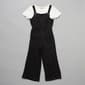 Girls &#40;7-12&#41; Dream Girl 2pc. Jumpsuit w/Lettuce Edge Ribbed Tee - image 1