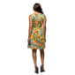Womens 24/7 Comfort Apparel Yellow Paisley Fit & Flare Dress - image 3