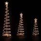 Northlight Seasonal Spiral Outdoor Christmas Trees - Set of 3 - image 6