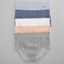 Womens Nautica 5pk. Ribbed Seamless Brief Panties  NT5835-5PKP