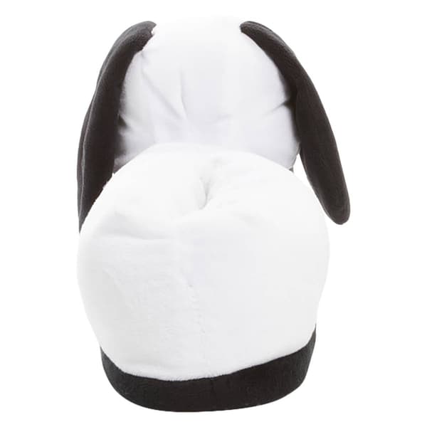 Womens Fuzzy Babba Snoopy Plush 3D Head Slippers