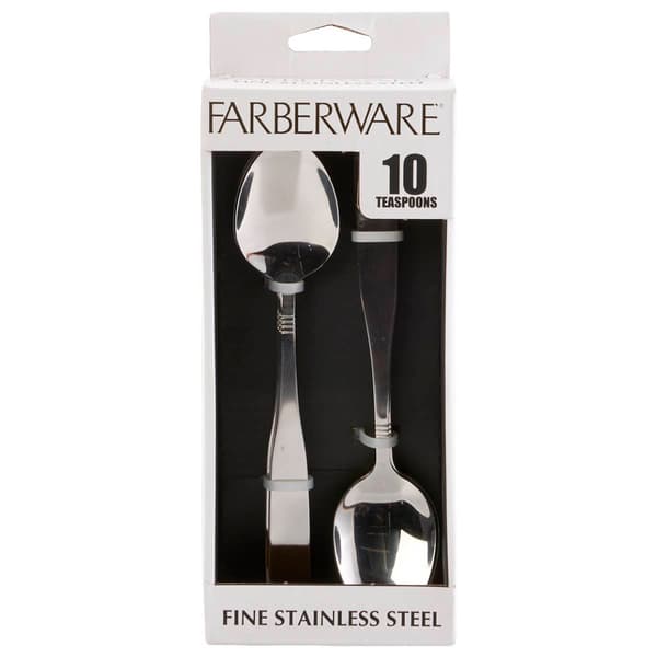 Farberware(R) Set of 10 Francesca Teaspoons - image 