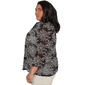 Plus Size Alfred Dunner Detail Driven Two In One Mesh Blouse - image 4