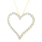 Diamond Classics&#8482; 3ctw. Diamond Open Heart Pendant - image 3