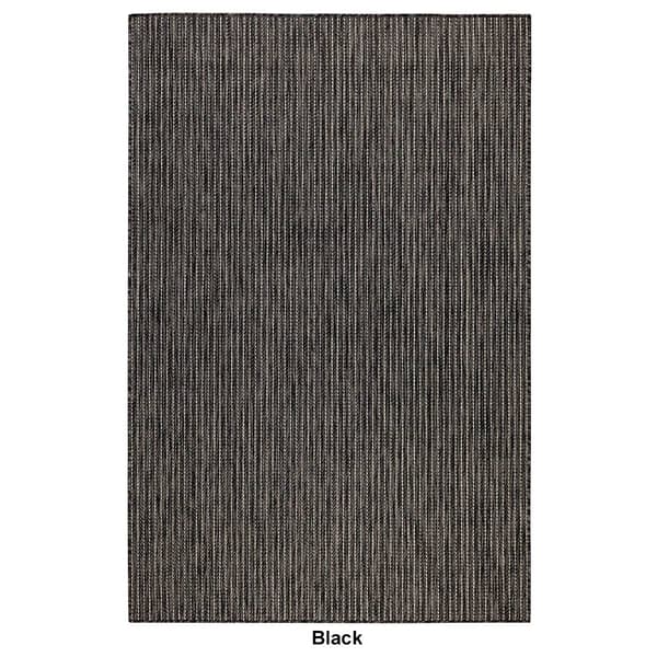 Liora Manne Carmel Texture Stripe Indoor/Outdoor Area Rug