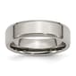 Mens Endless Affection&#40;tm&#41; Titanium 6mm Beveled Edge Band - image 1