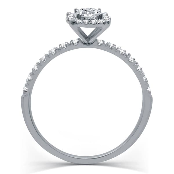 Nova Star® 10kt. 1/2ctw. Lab Grown Diamond Engagement Ring