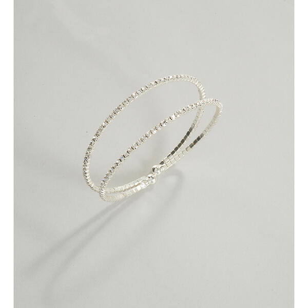 Rosa Rhinestones Micro Cuff Rhinestone Bracelet - image 