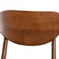 Baxton Studio Katya Walnut Brown Wood 2-pc. Dining Chair Set - image 4