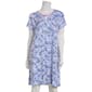 Plus Size Karen Neuburger Short Sleeve Brushed Meadows Nightshirt - image 1